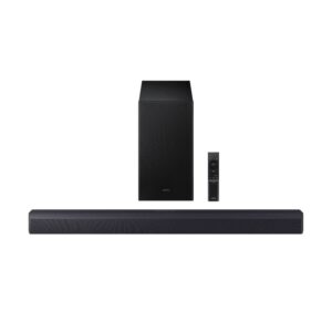 Samsung HW-B450F Soundbar 2.1 Bluetooth και HDMI με Ασύρματο Subwoofer και Τηλεχειριστήριο Μαύρο